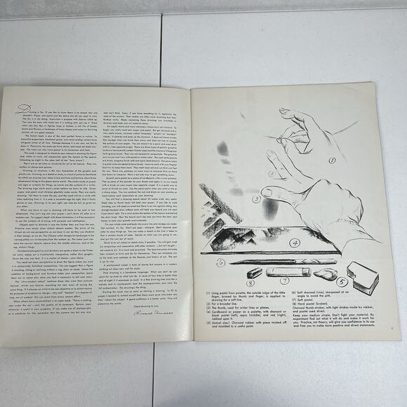 VTG Drawing the Figure Art Book by Russell Iredell Walter Foster Publication - Picture 7 of 9